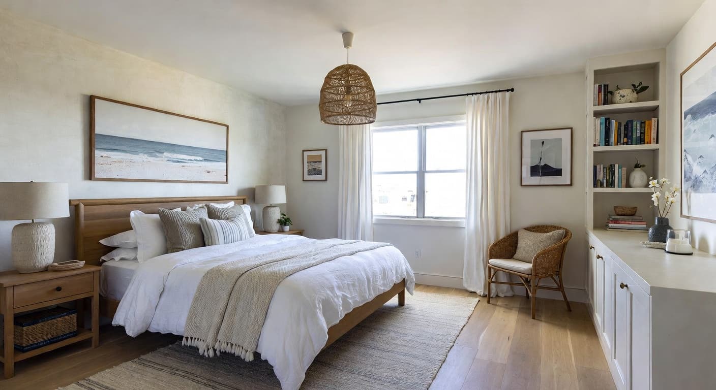 Coastal Bedroom design preview