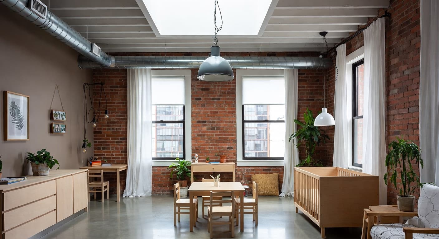 Industrial Nursery design preview