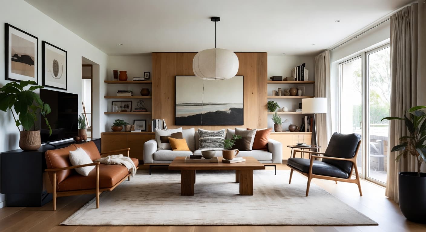 Japandi Living Room design preview