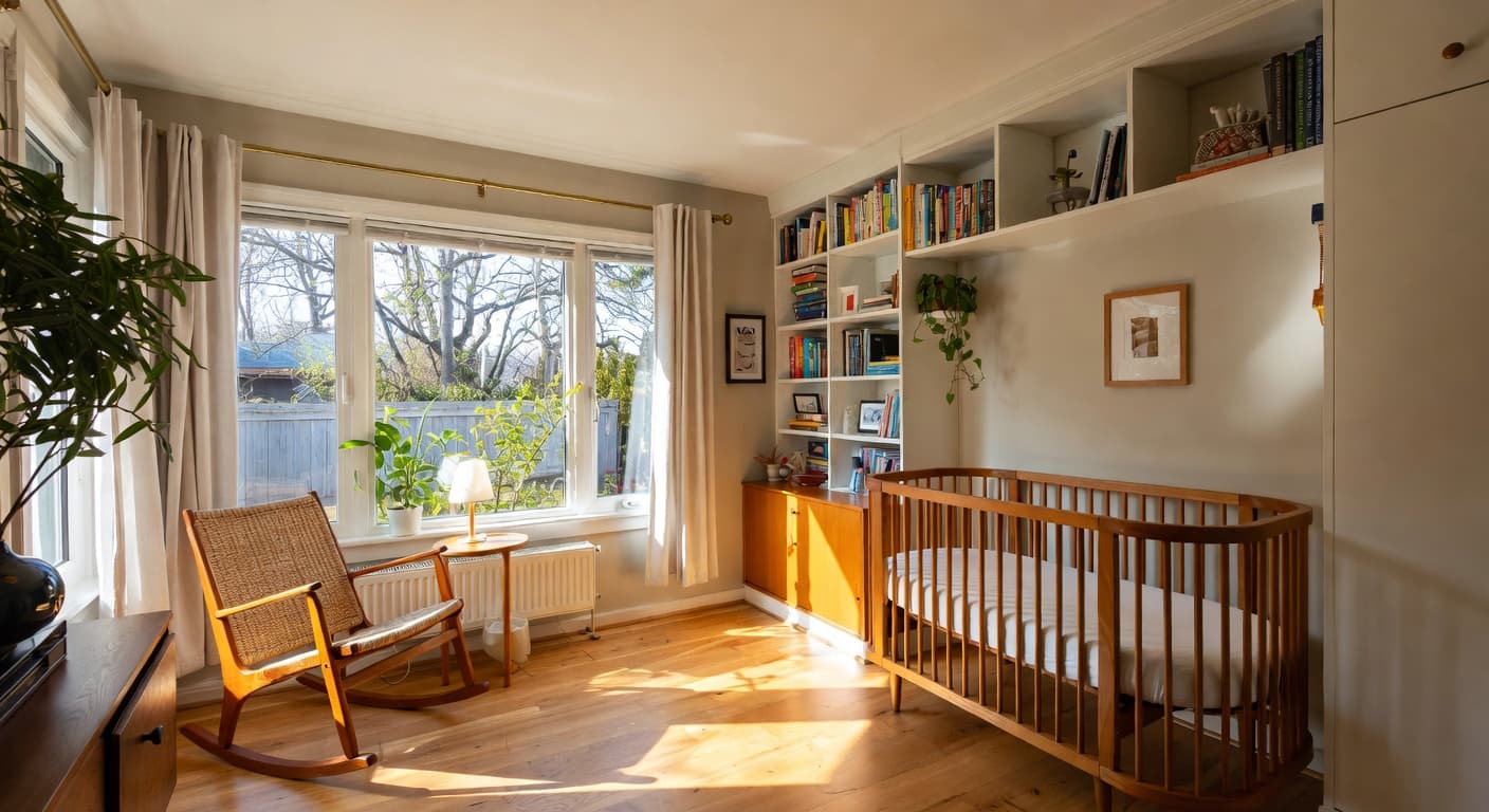 Mid-Century Modern Nursery design preview