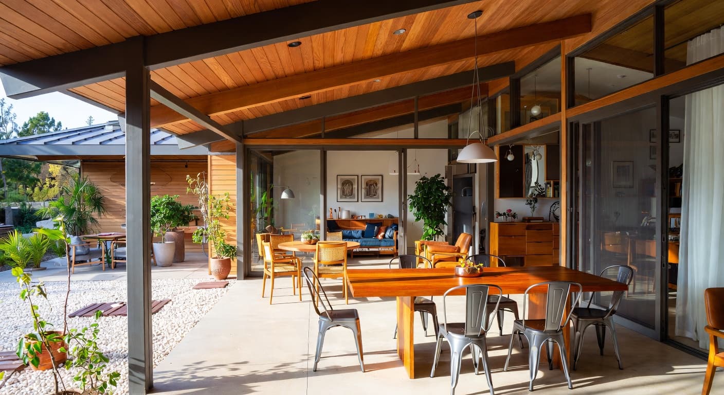 Mid-Century Modern Outdoor Space design preview