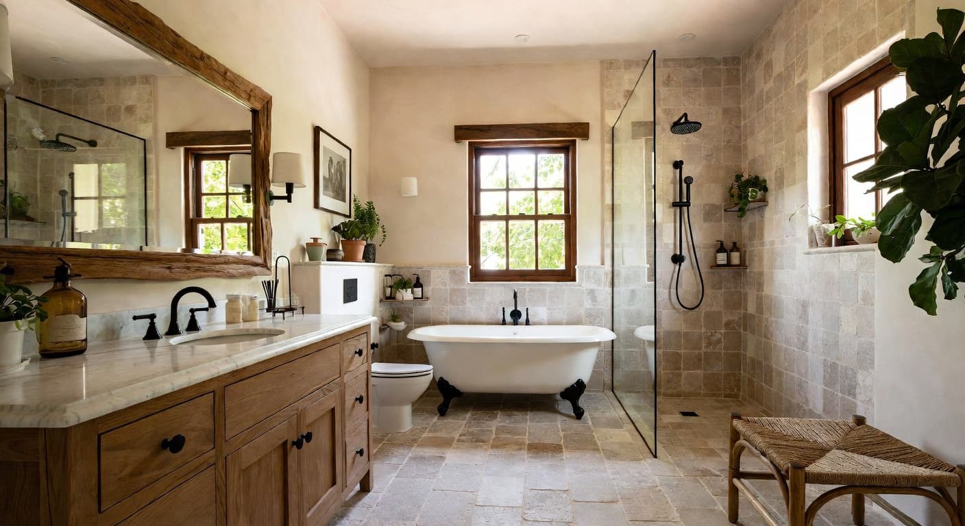Rustic Bathroom design preview