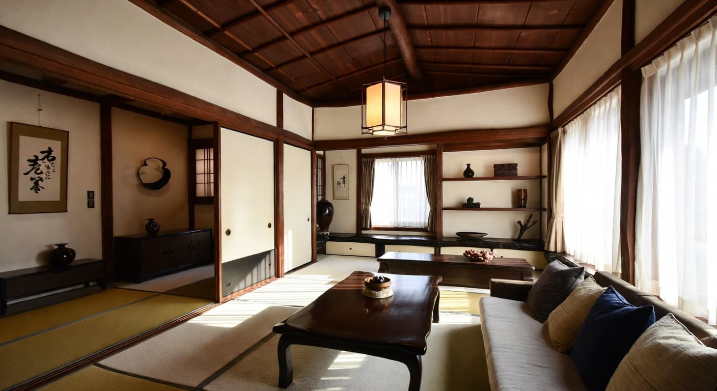 Japanese Living Room design preview
