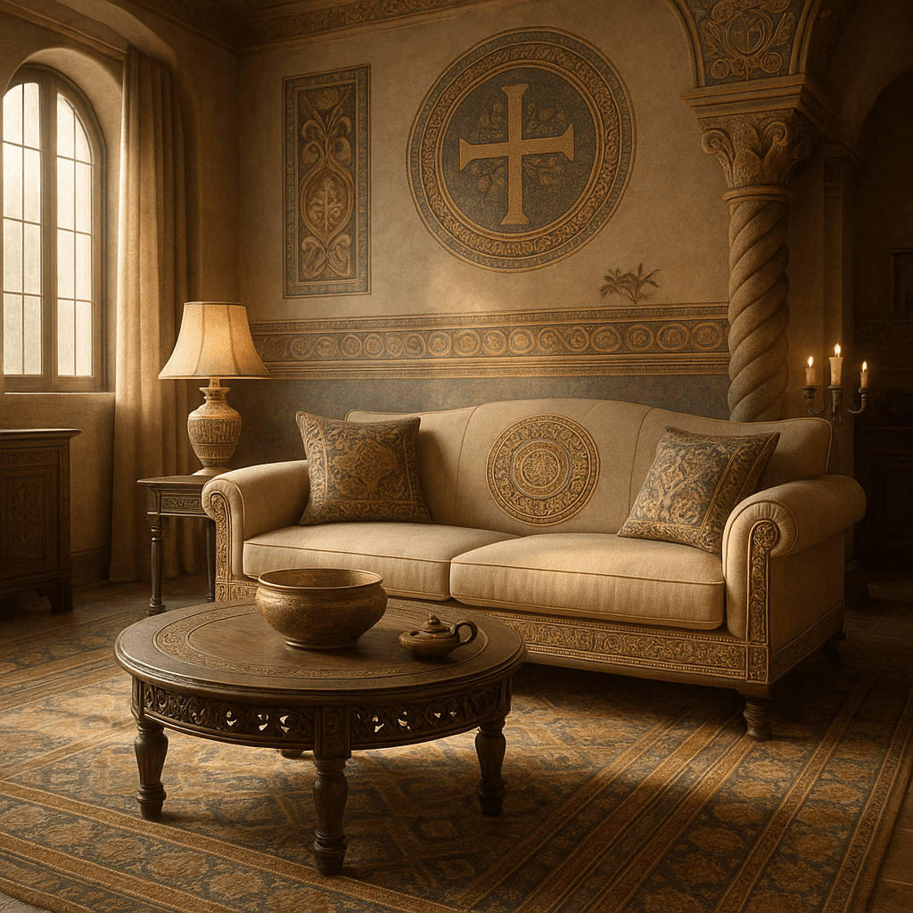 Byzantine interior design style