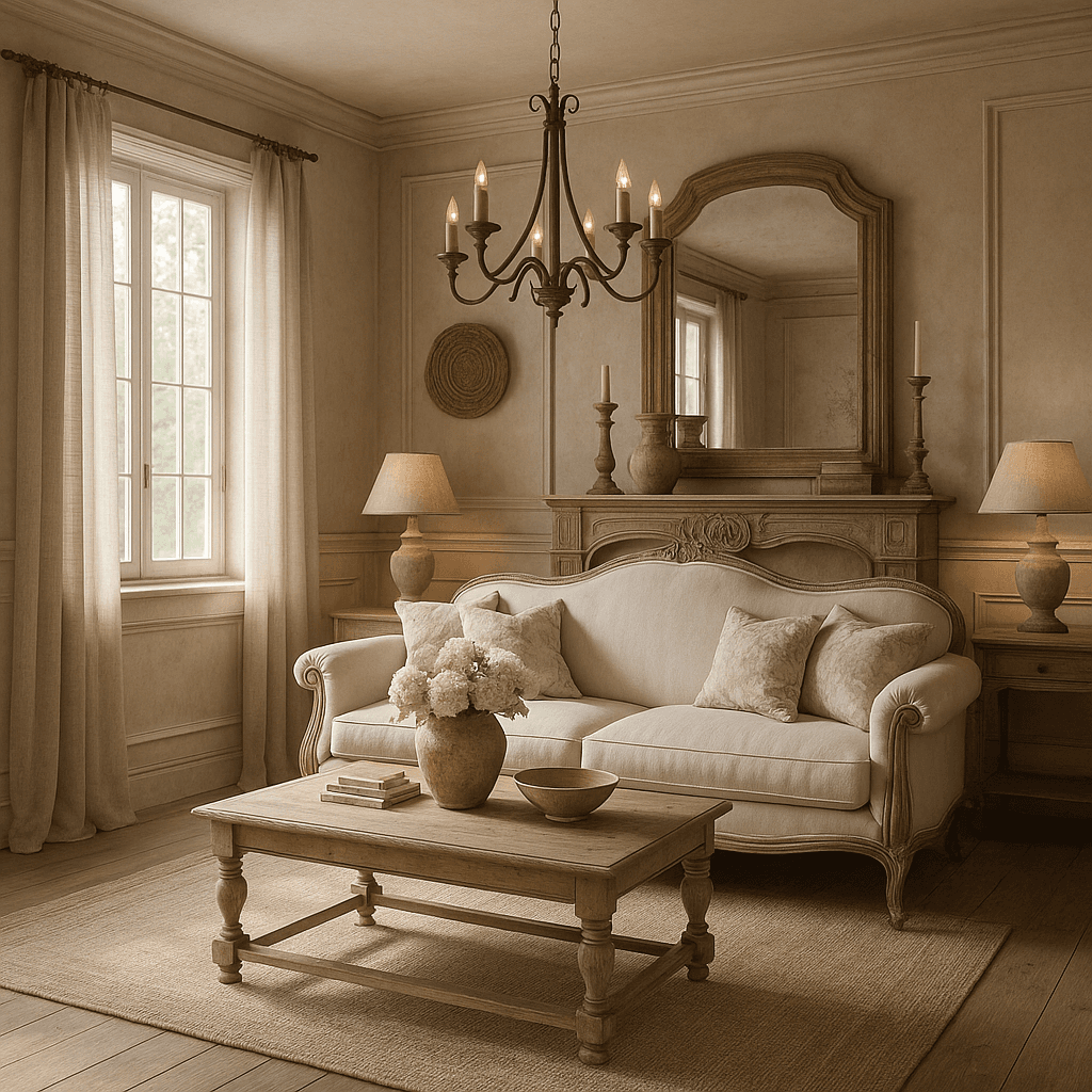 French Country interior design style
