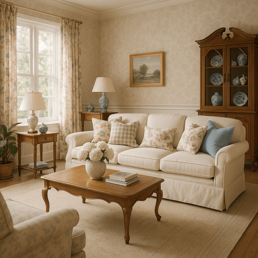 Grandmillennial interior design style