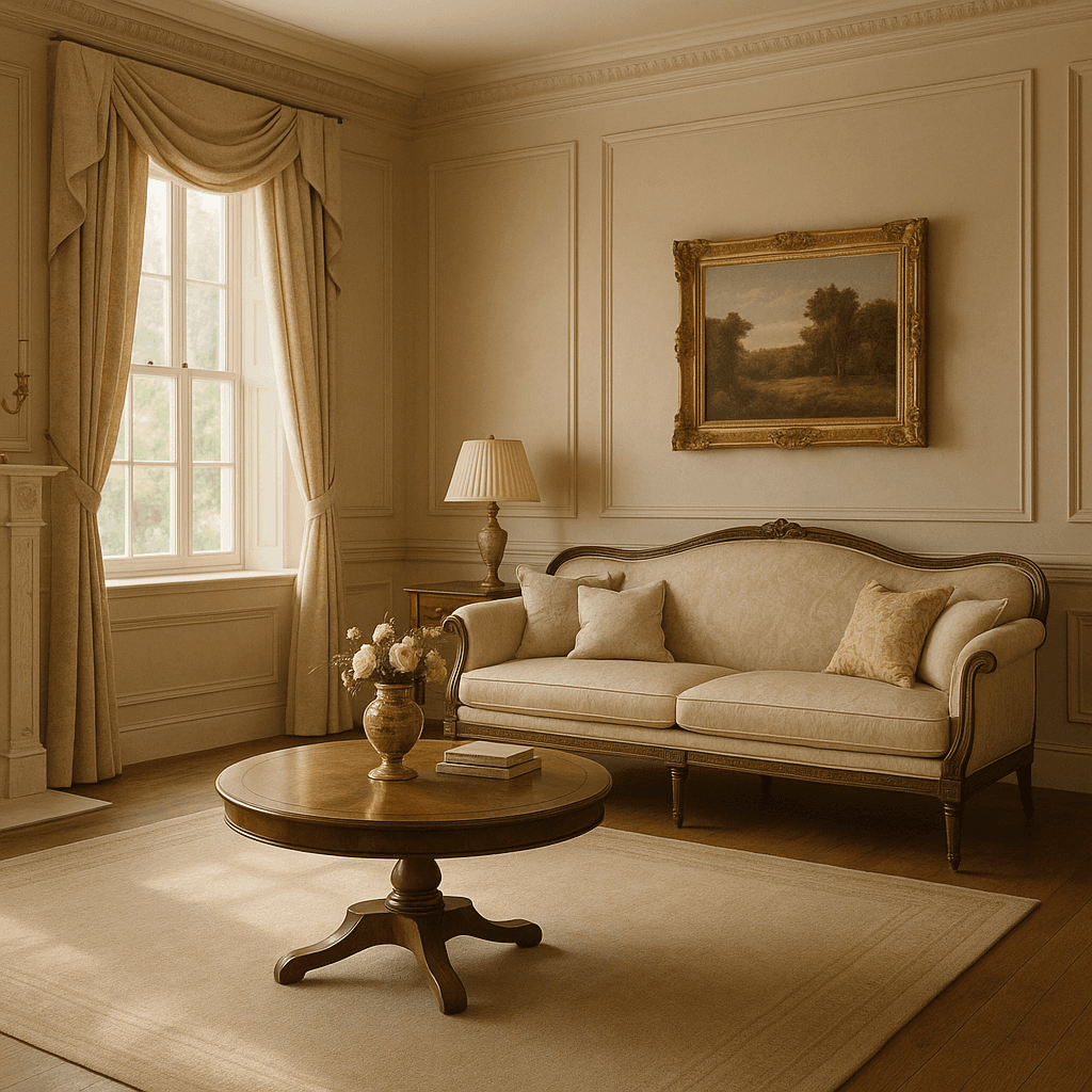 Regency interior design style
