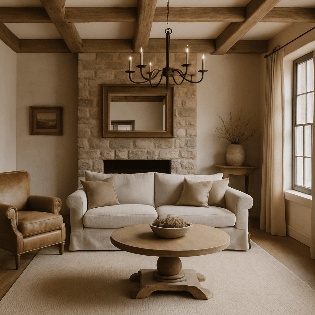 Rustic interior design style