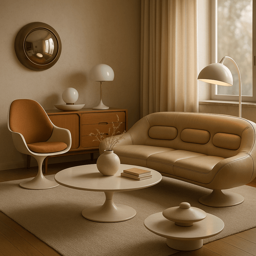 Space Age interior design style