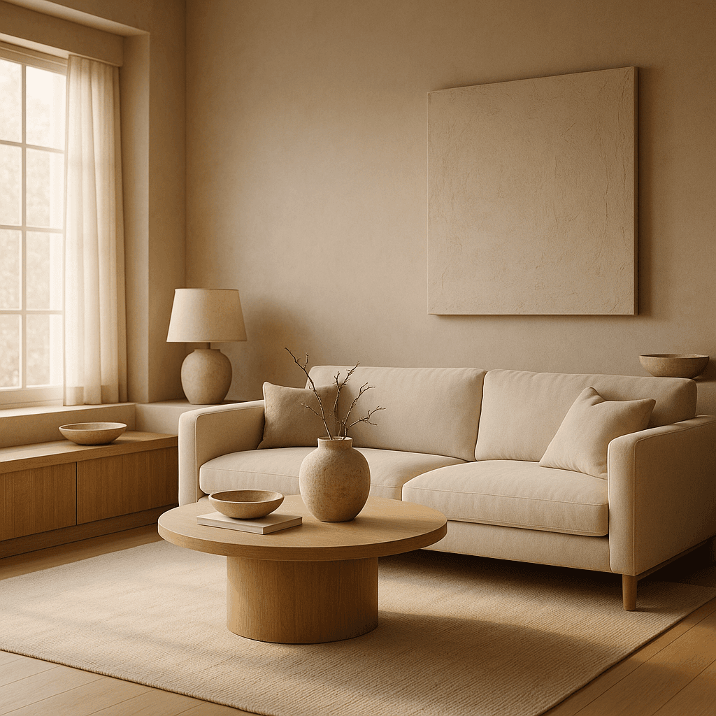 Warm Minimalism interior design style