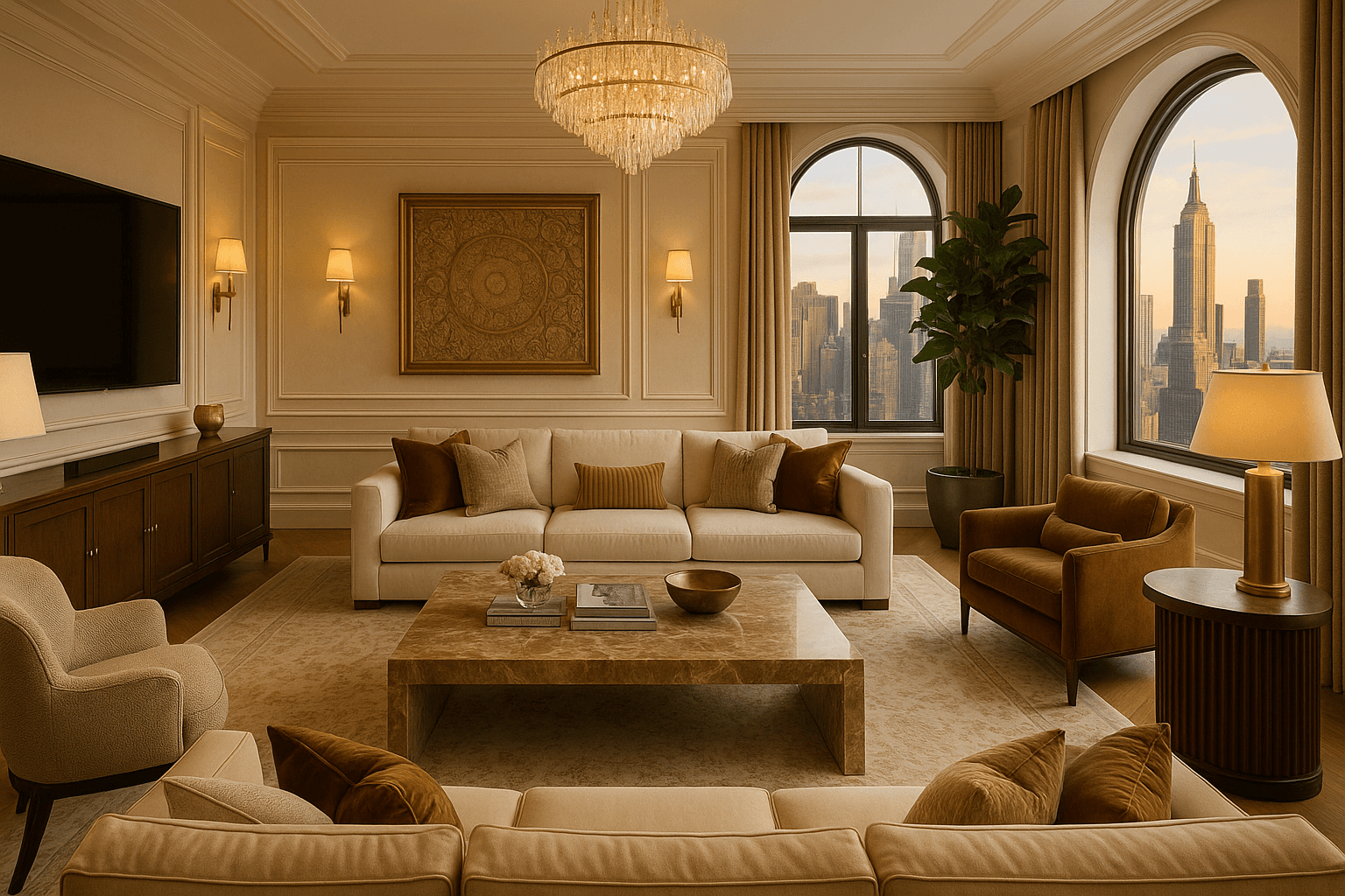 Rustic living room design