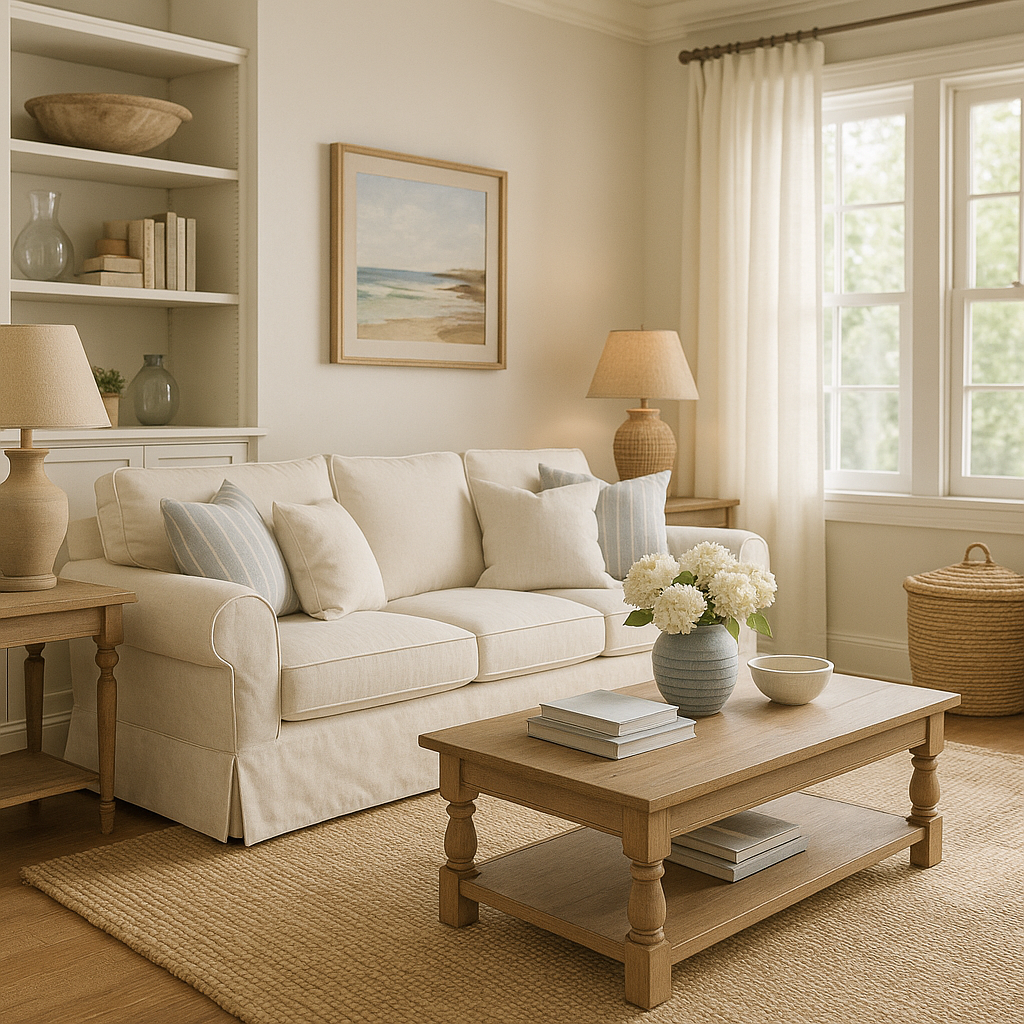 Coastal Grandmother interior design style