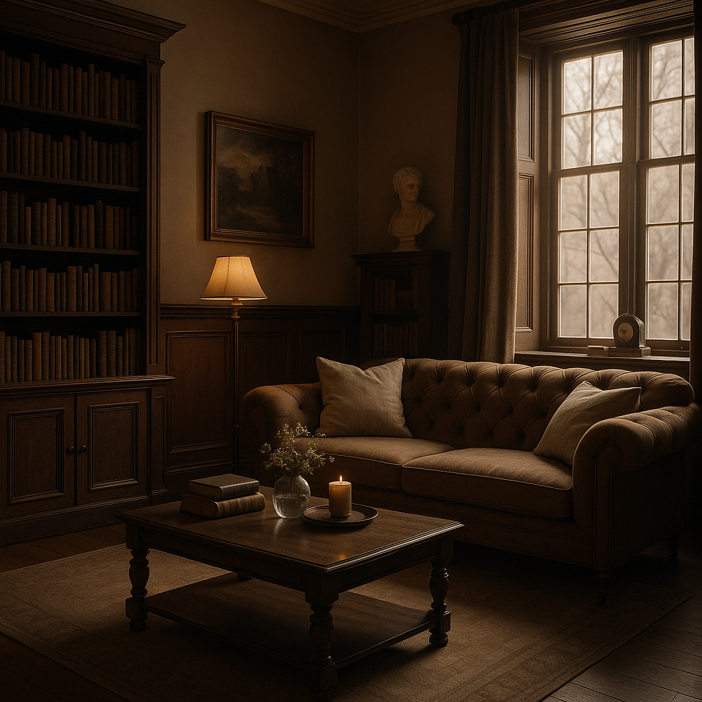 Dark Academia interior design style