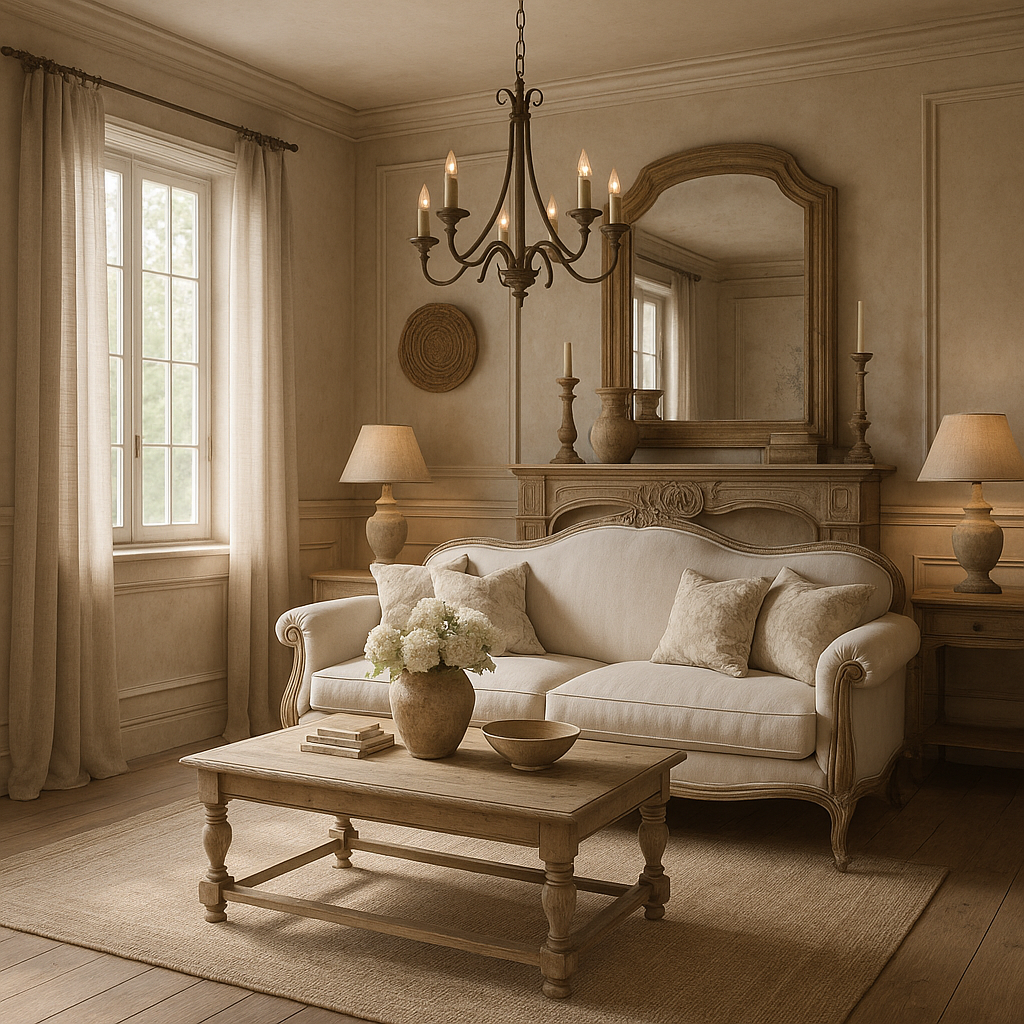 French Country interior design style