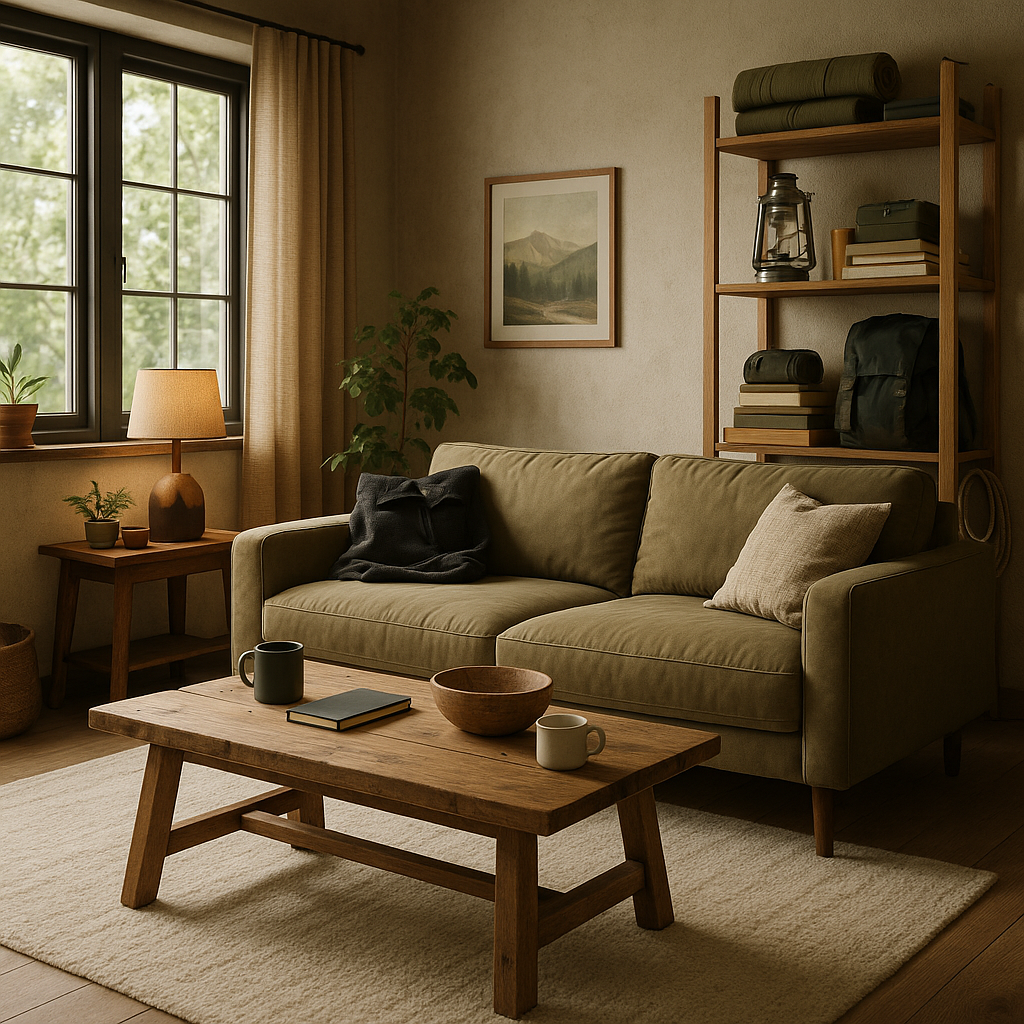 Gorpcore interior design style