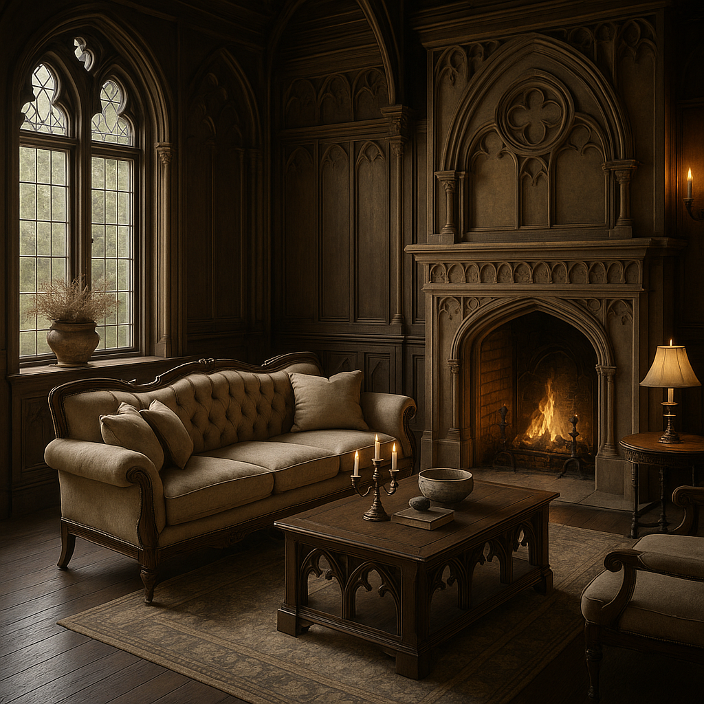 Gothic Revival interior design style
