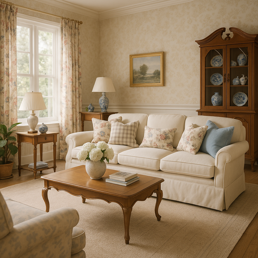 Grandmillennial interior design style