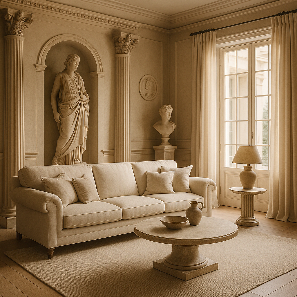 Greco-Roman interior design style