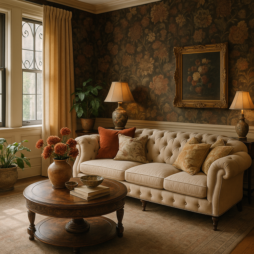 Maximalist interior design style