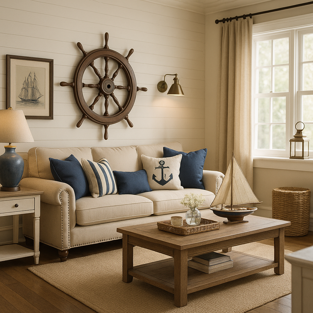 Nautical interior design style