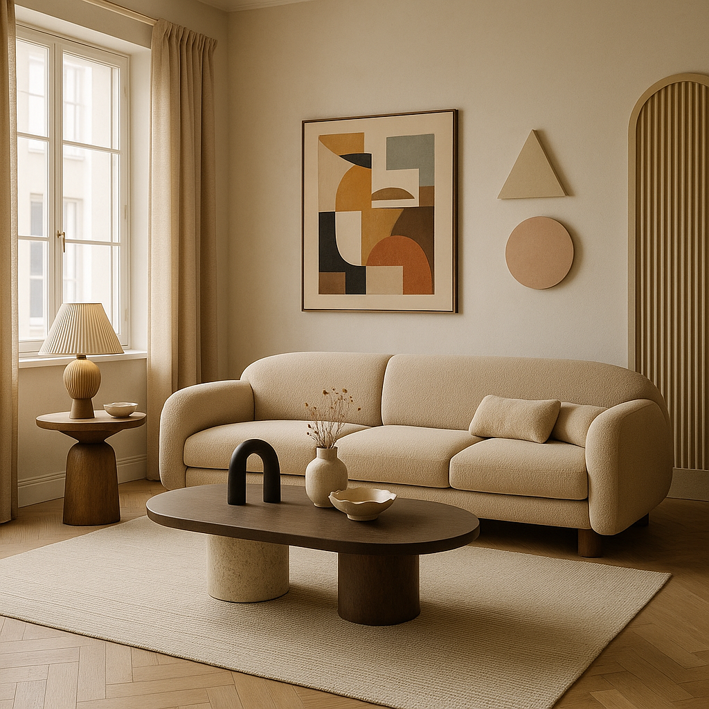 Postmodern interior design style