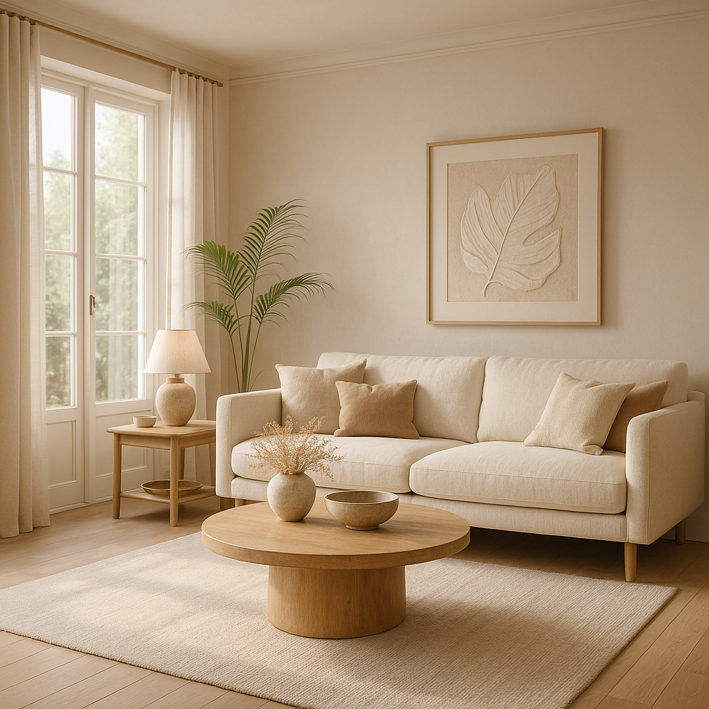 Scandifornian interior design style