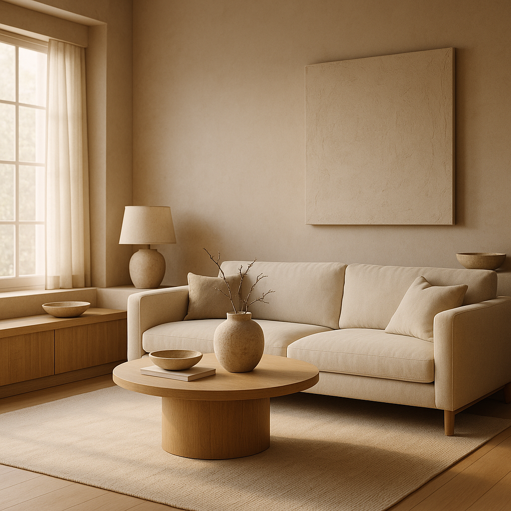 Warm Minimalism interior design style